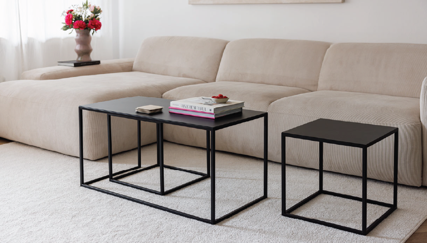 Dekorationsguide für Couchtische - Metallbude