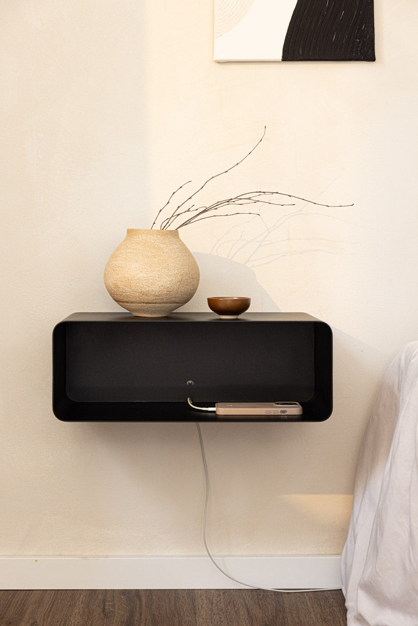 Schwarze Schlafzimmer - Metallbude