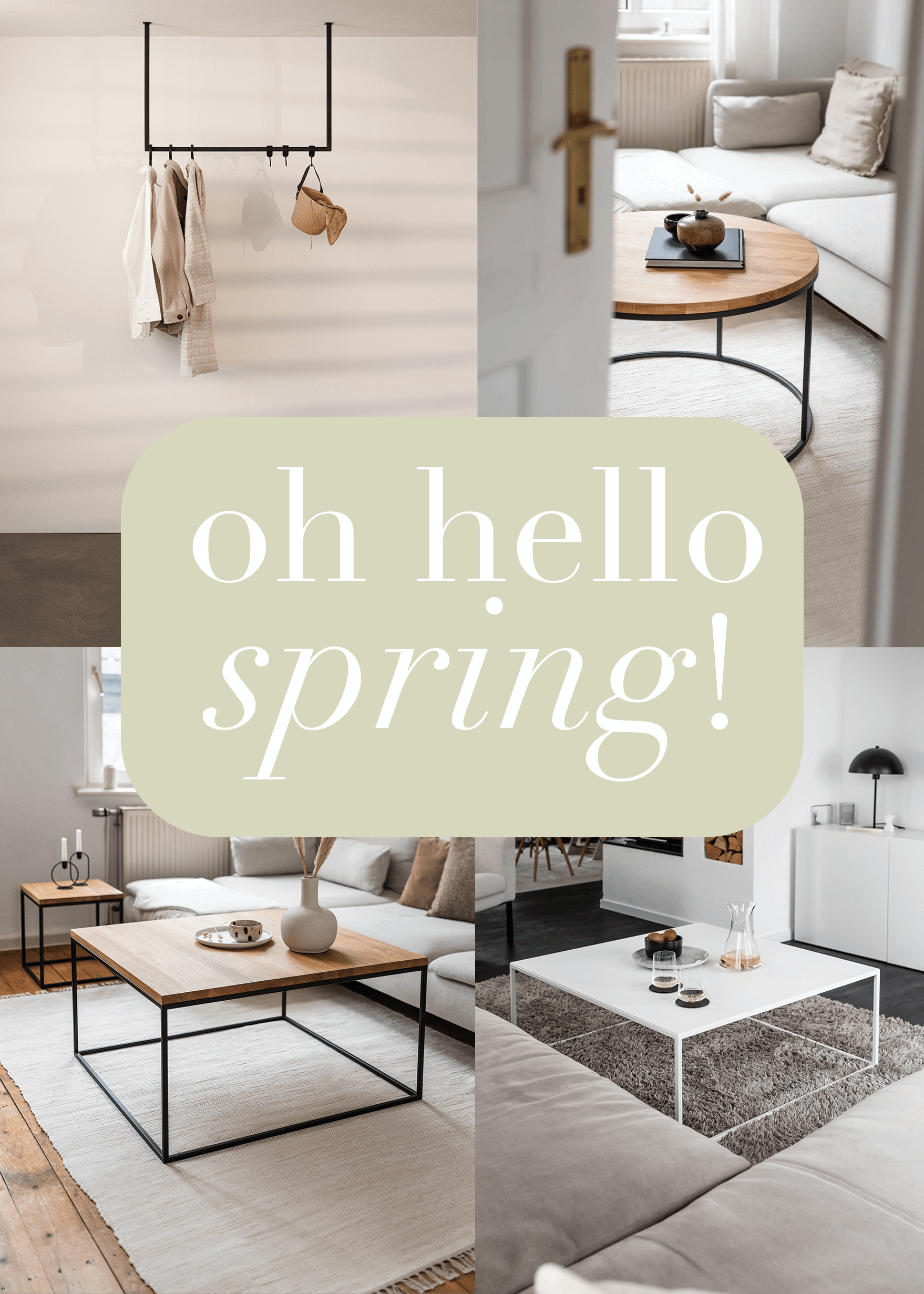 INSPIRATION FÜR DEN FRÜHLING - EINRICHTUNGSSTILE 2022 - Metallbude