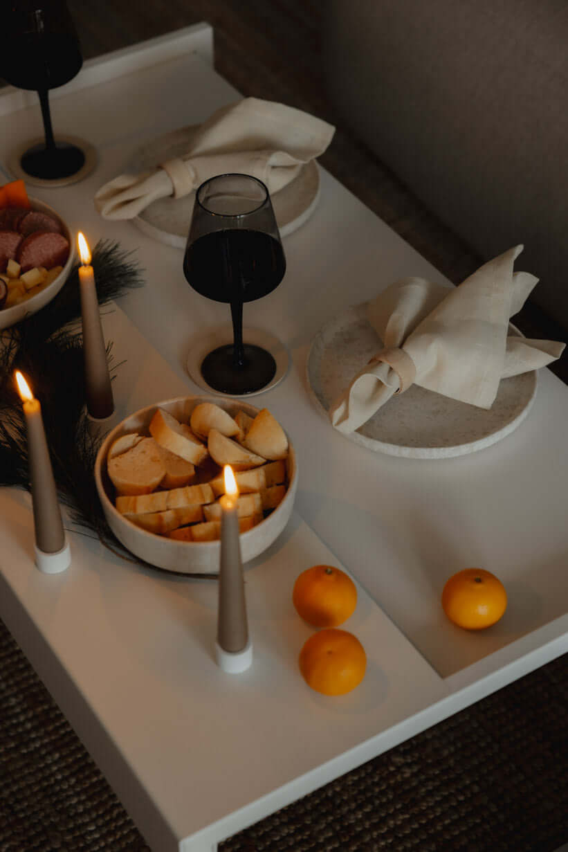 Weihnachtstisch dekorieren - Metallbude