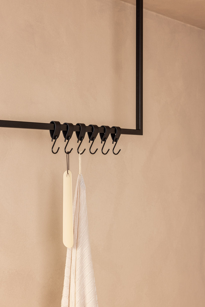 LEDER S-HAKEN (3er/6er Set)