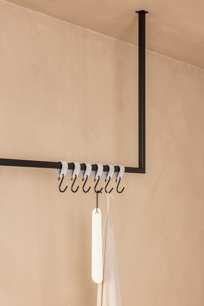 LEDER S-HAKEN (3er/6er Set)