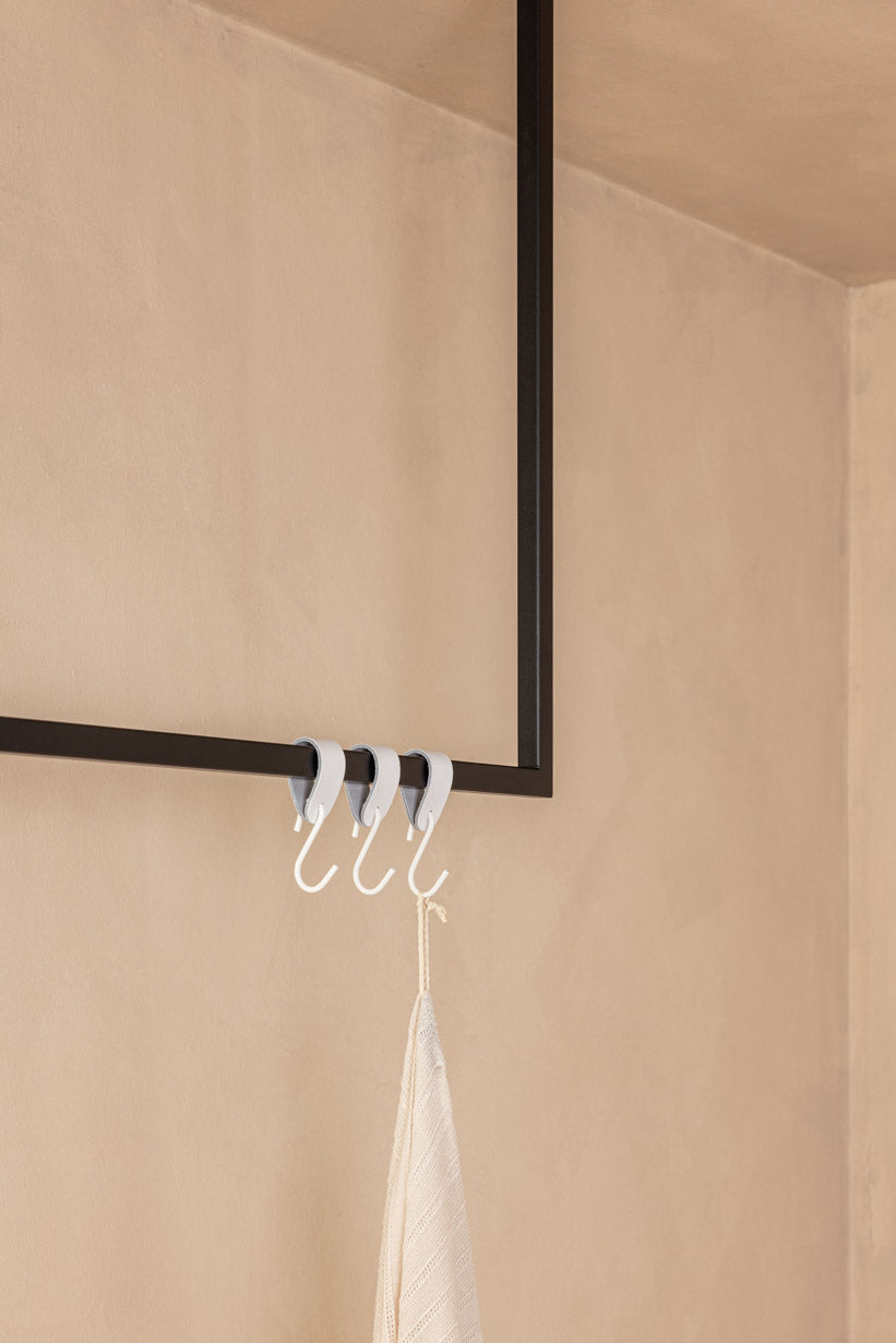 LEDER S-HAKEN (3er/6er Set)