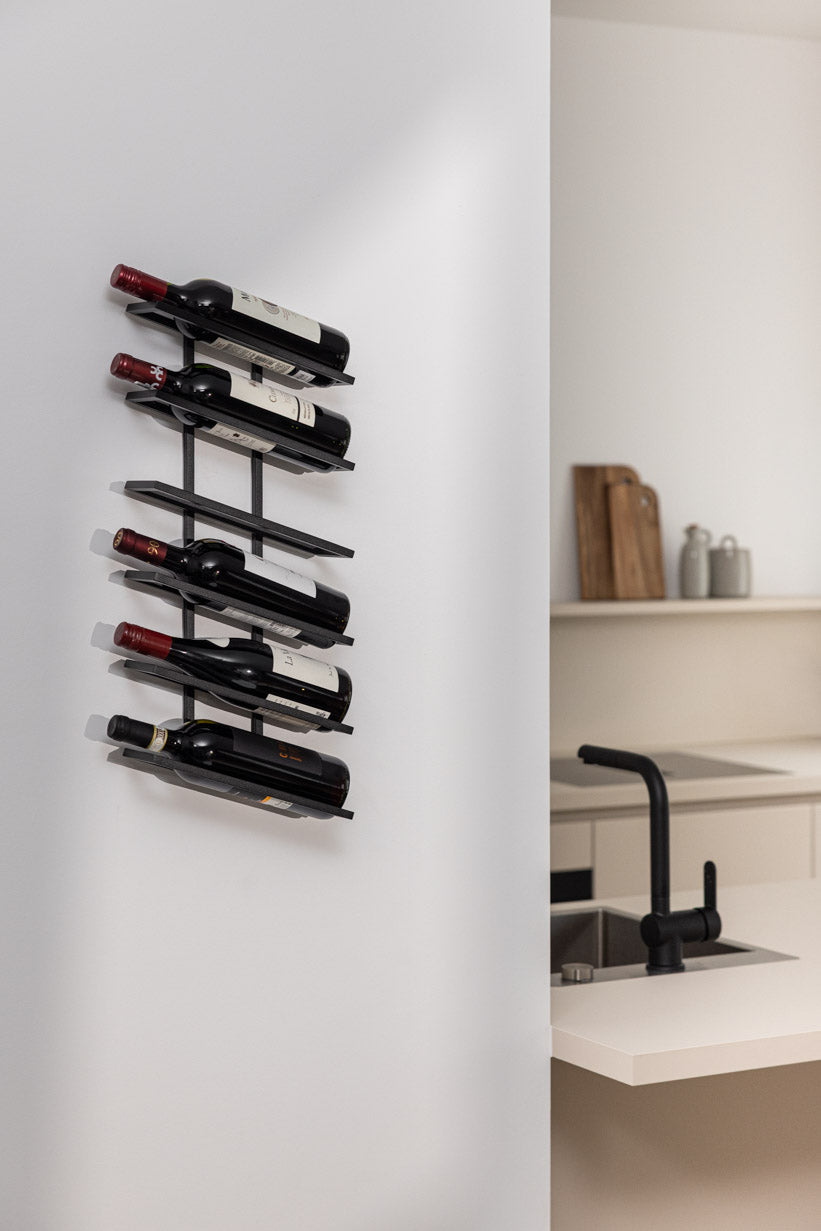 neuer wein aufbewahrung Hochwertiges Weinregal VINIA aus Metall für 6 Flaschen Farbe:schwarz Wie lange muss man decorative box
