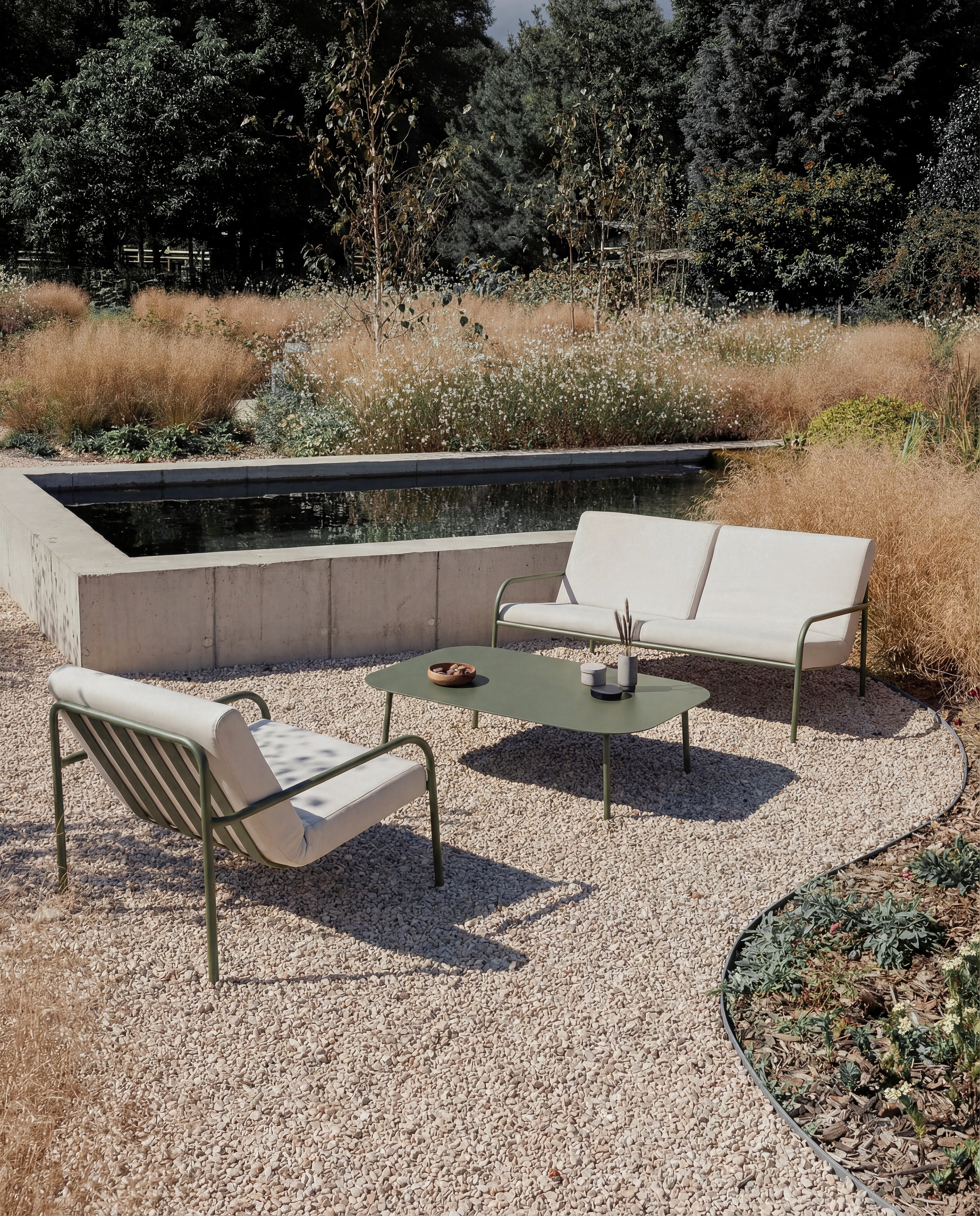 ENSEMBLE DE SALON DE JARDIN (3 pièces)