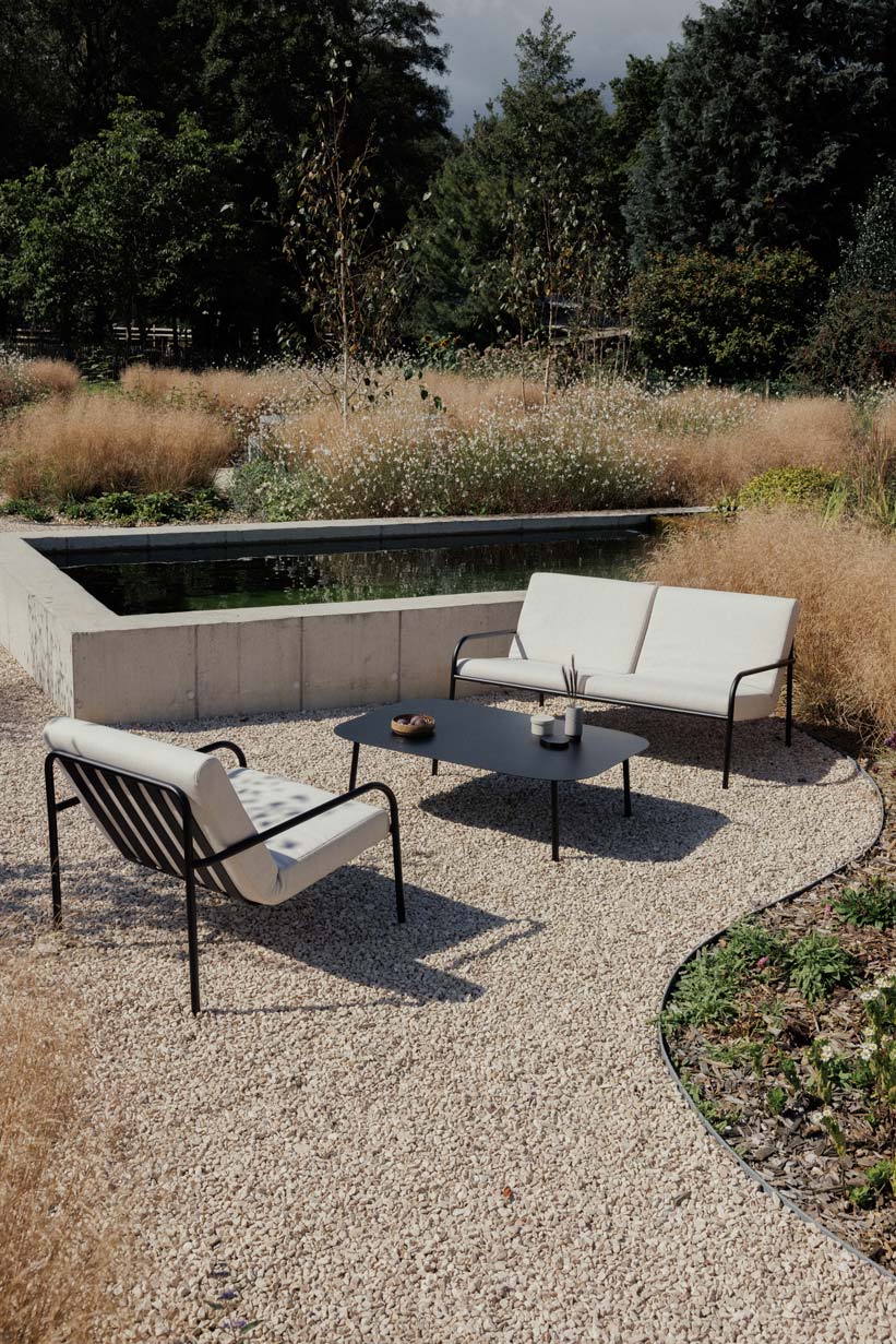 GARTEN LOUNGE SET (3 tlg.)