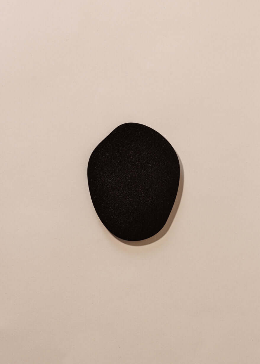 Farbmuster schwarz metall