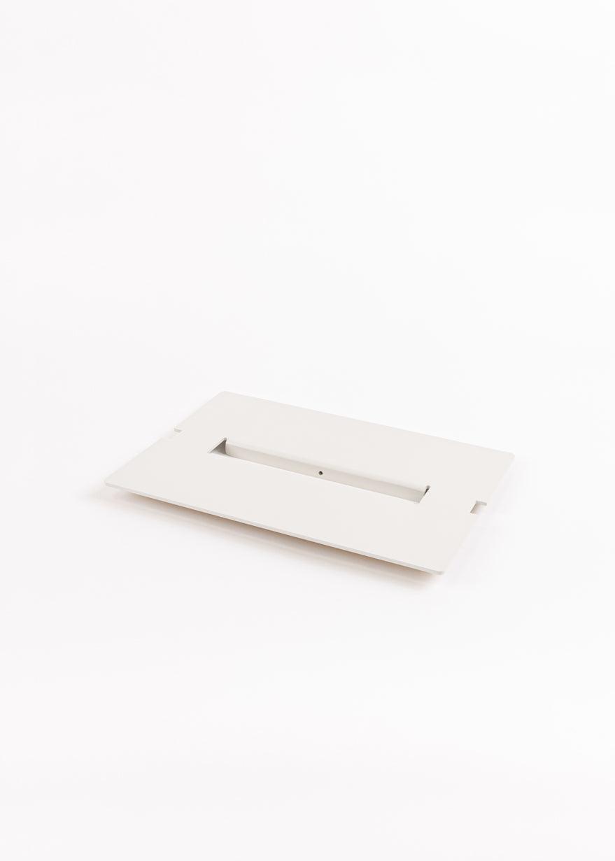 Ablage RIVO X - Stahlblech in Weiß | Metallbude