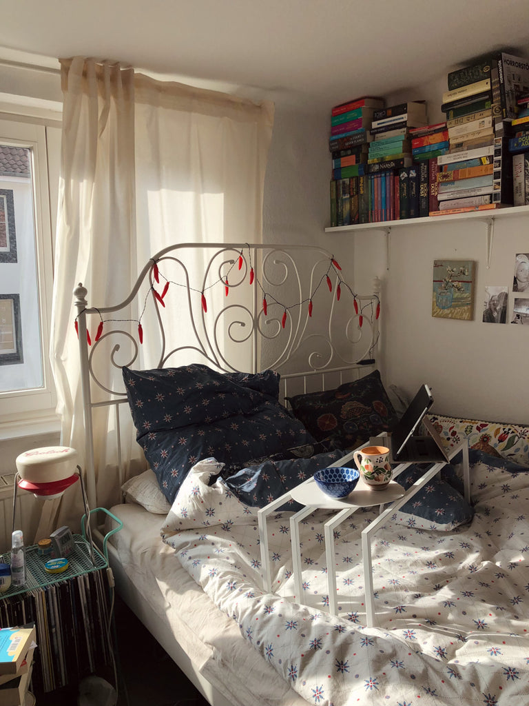 Schlafzimmer im Boho Stil