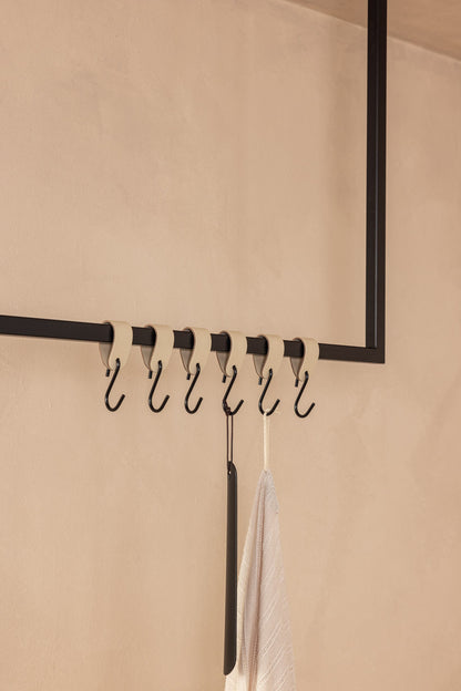 LEDER S-HAKEN (3er/6er Set)