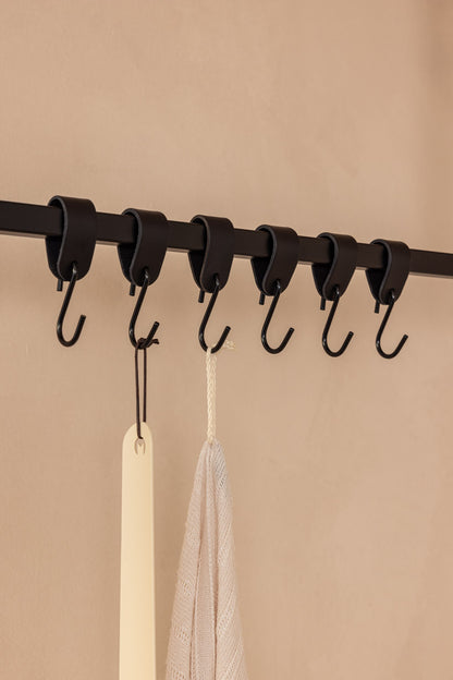 LEDER S-HAKEN (3er/6er Set)