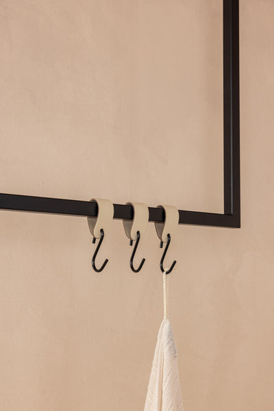LEATHER S-HOOKS (Set of 3/6)