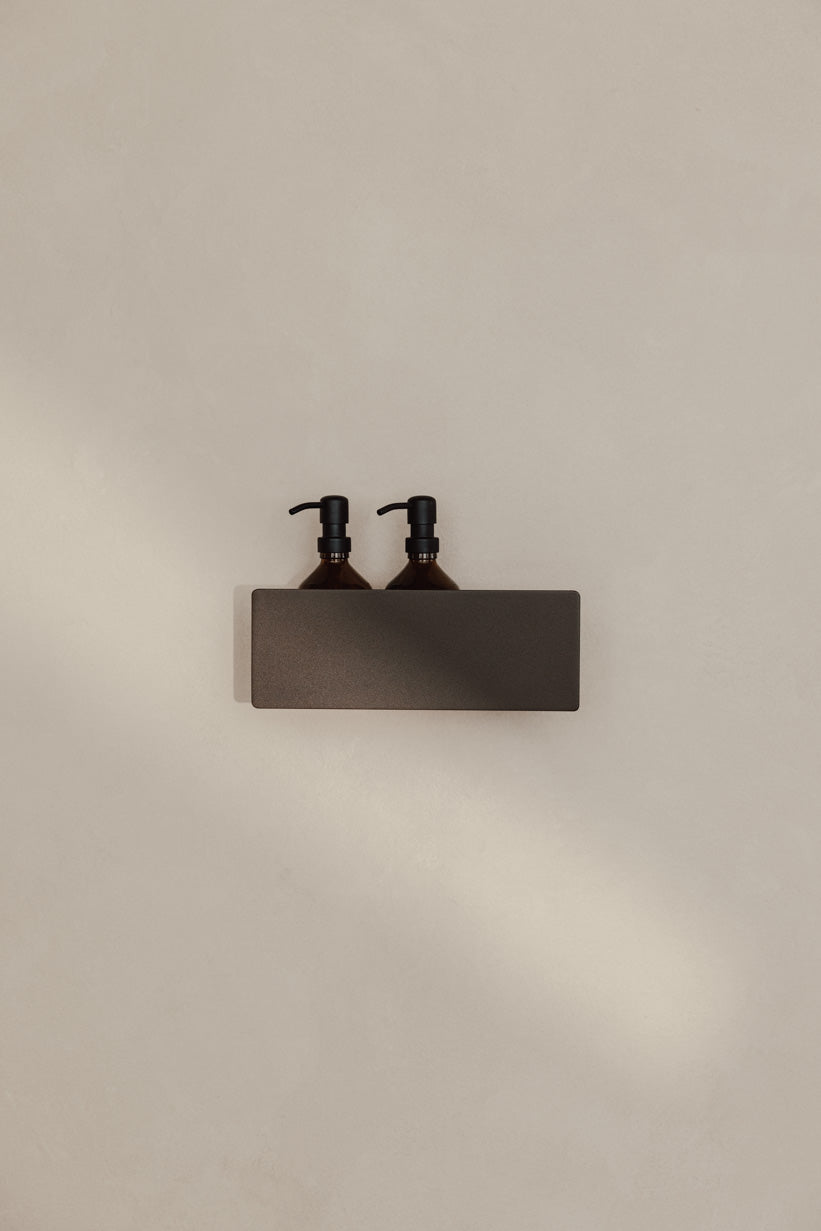 Étagère Douche METALLBUDE SHEA Blanc 30cm - Aluminium Sans Perçage