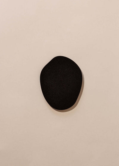 Farbmuster schwarz metall