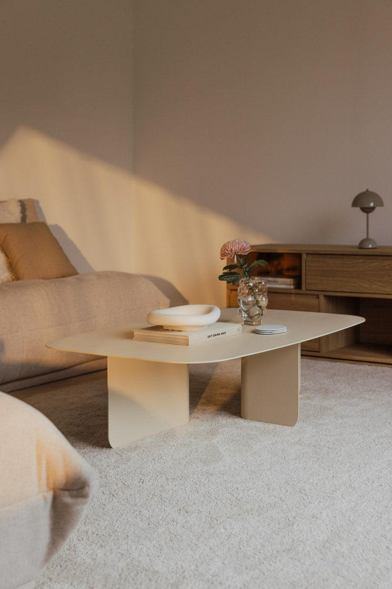 Elegant Coffee Table LIVIA High Quality Sheet Metal Metallbude