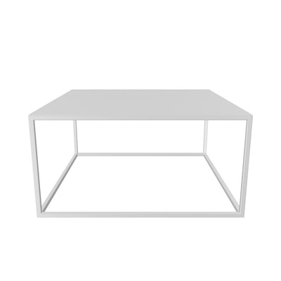Couchtisch Devana X im industrial Style, in weiß | Metallbude